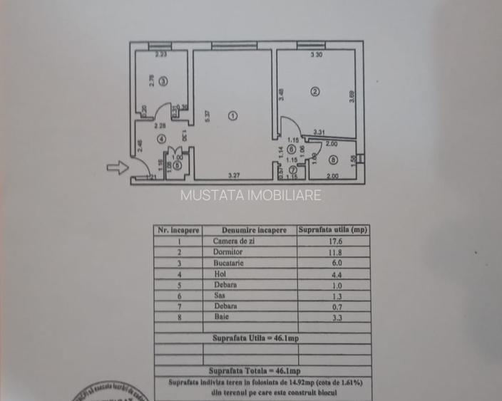 Zona Independentei, apartament 2 camere, parter. - 9