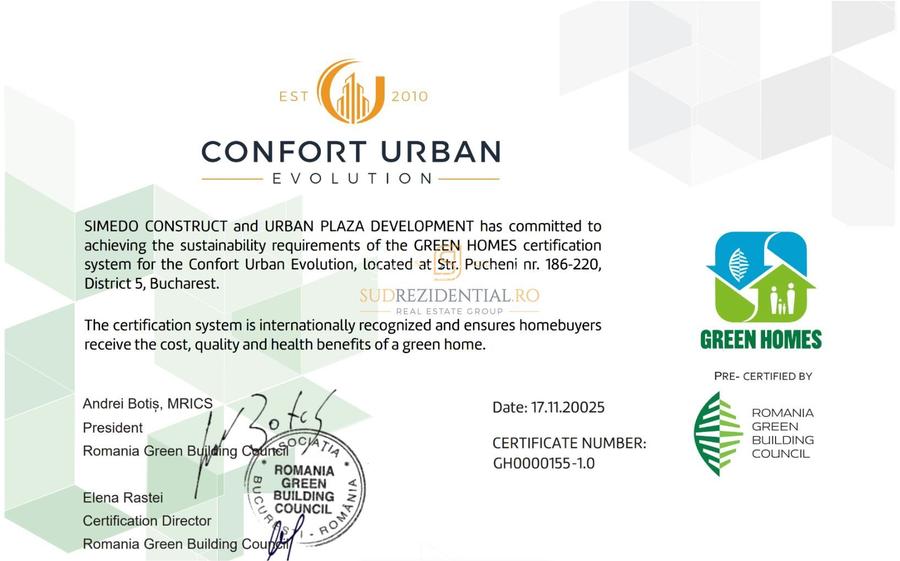 Ansamblu certificat Verde - 2 camere, decomandat, Confort Urban - 21