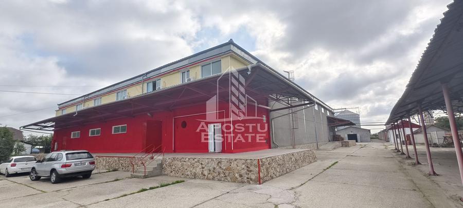 SPATIU INDUSTRIAL cu 3 hale si depozite acoperite