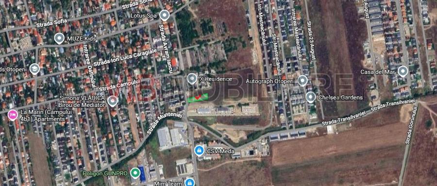 Otopeni, Strada Avram Iancu - teren intravilan 2500 mp