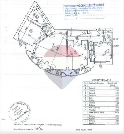 Apartament cu 3 camere de vanzare - Spatiu de birou - Rond Alba Iulia - 10