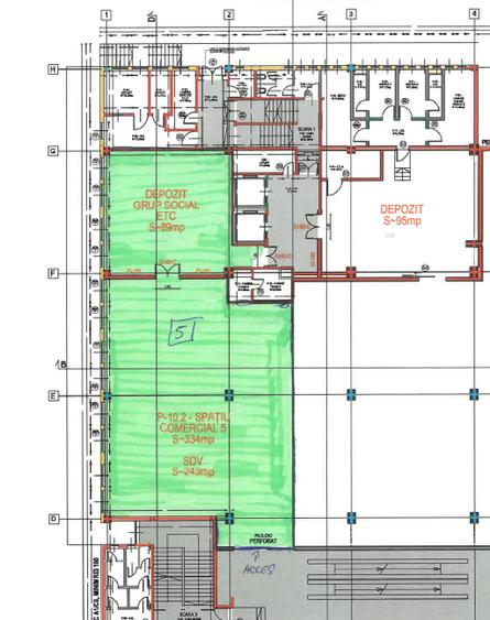 Spatiu Comercial de inchiriat situat la parterul Centrului Comercial Dumbrava