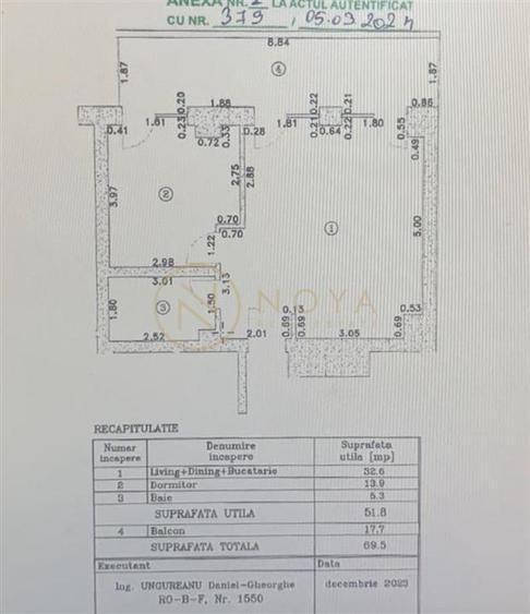 Vanzare apartament de 2 camere Pipera - Iancu Nicolae Cortina126