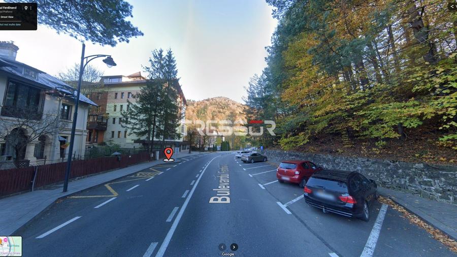 Teren intravilan de vânzare, Bd. Ferdinand, centrul stațiunii Sinaia