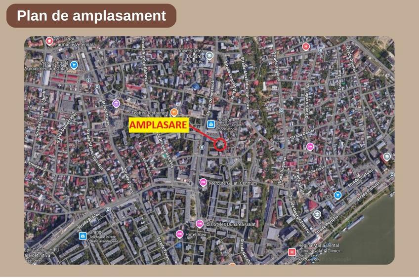 Spațiu Comercial, localizare excelentă, cu parcare privată inclusă