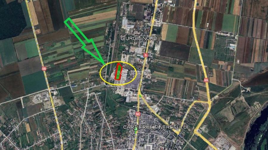 Teren industrial 21.000 mp si Constructii  2.000 mp Nord - Giurgiu - 3