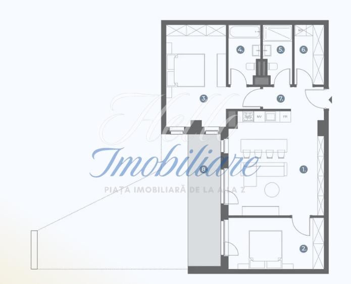 Apartamente 3 camere NZEB