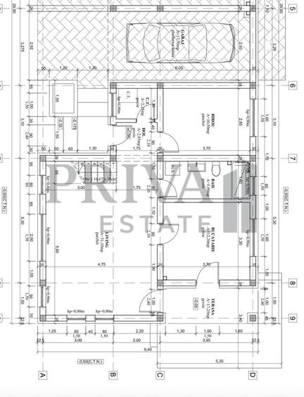 Casa modernă cu garaj, 5 camere, 4 bai, terasa, Dumbrăvița