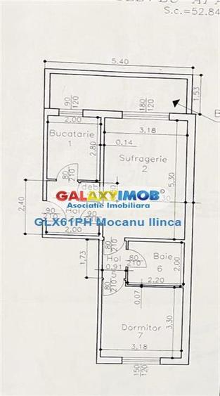 Vanzare apartament 2 camere, Paltinis, Ploiesti