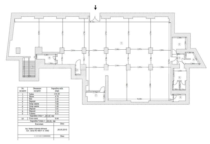 Spatiu comercial S+P | 412mp utili | 25m fatada - 1