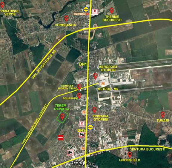 Oportunitate de Investitie in Otopeni - teren  23.000 mp - 5