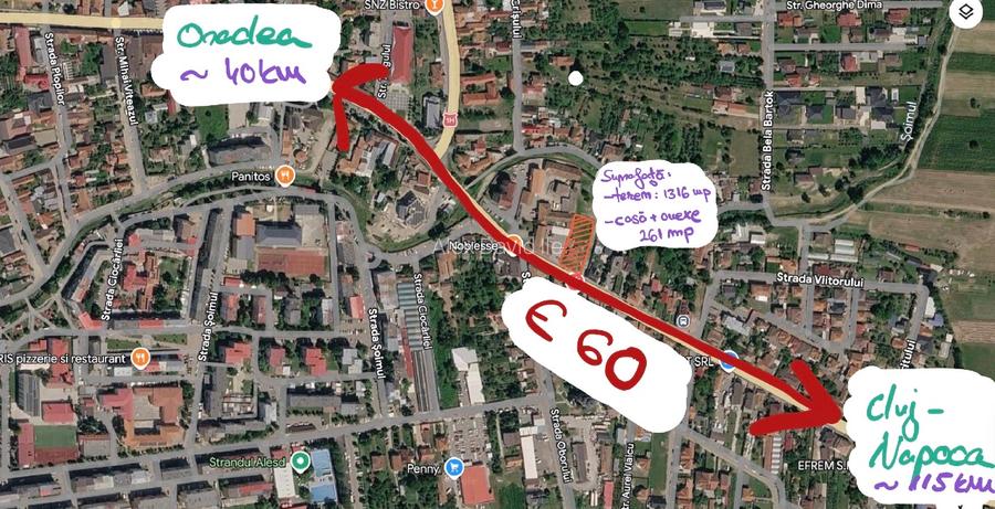 Vand Casa cu Teren la DN1 in Alesd cu posibilitate de privatizare - 2