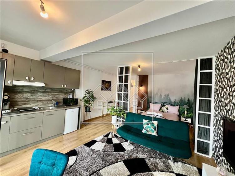 Garsoniera - 38 mp, balcon, parcare - Ansamblu nou