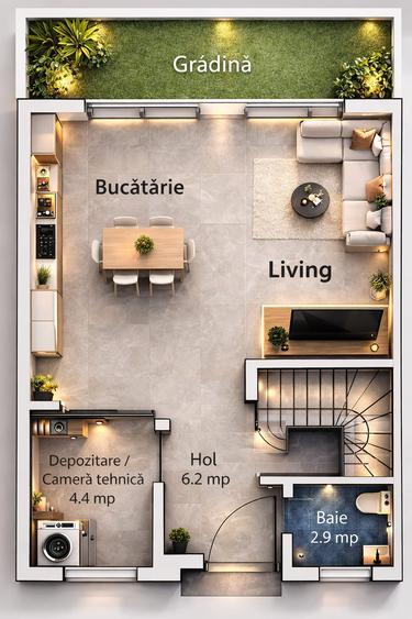 Vânzare vilă 5 camere direct dezvoltator P+2 + 3 terasă Tva inclus !!!