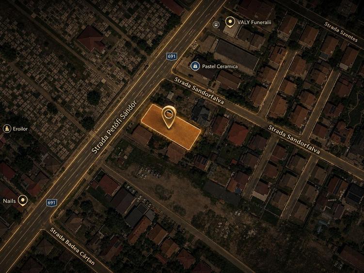 Teren de vânzare în Dumbrăvița – Strada Petőfi Sándor, comision 0%