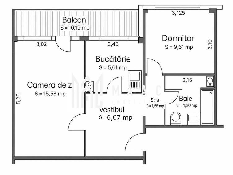 Apartament 2 camere de vânzare | Sibiu | Hipodrom 4