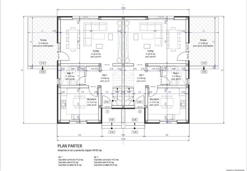 Duplex de vanzare, toate utilitatile, incalzire in pardoseala, Izvor, Brasov - 25