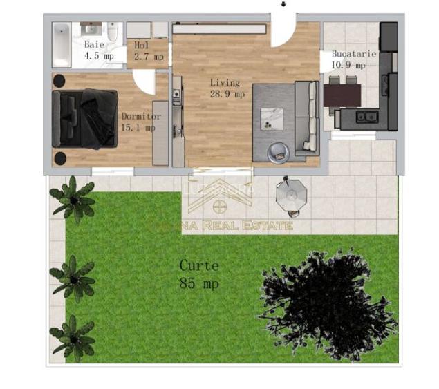Vanzare 2 camere, 61 mp + gradina 85 mp, Sector 4 - 3