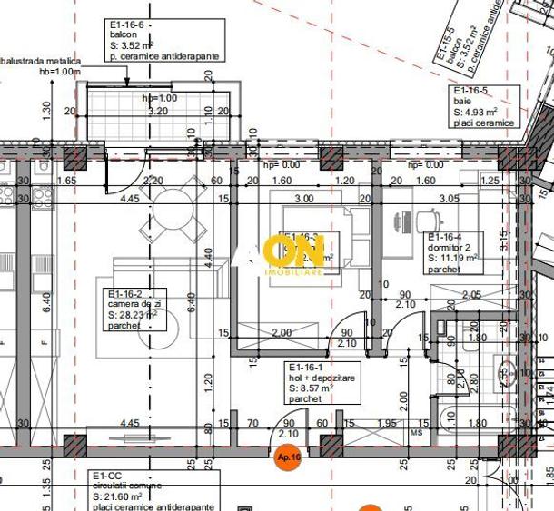 Apartament cu 3 camere in bloc nou, loc de parcare