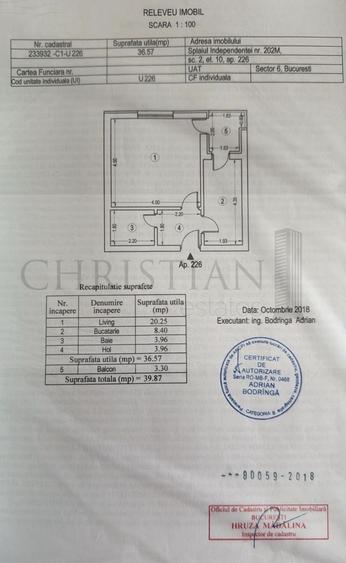 Studio 39 mpu - Etaj 10/12 - Cotroceni Smart Residence 2019