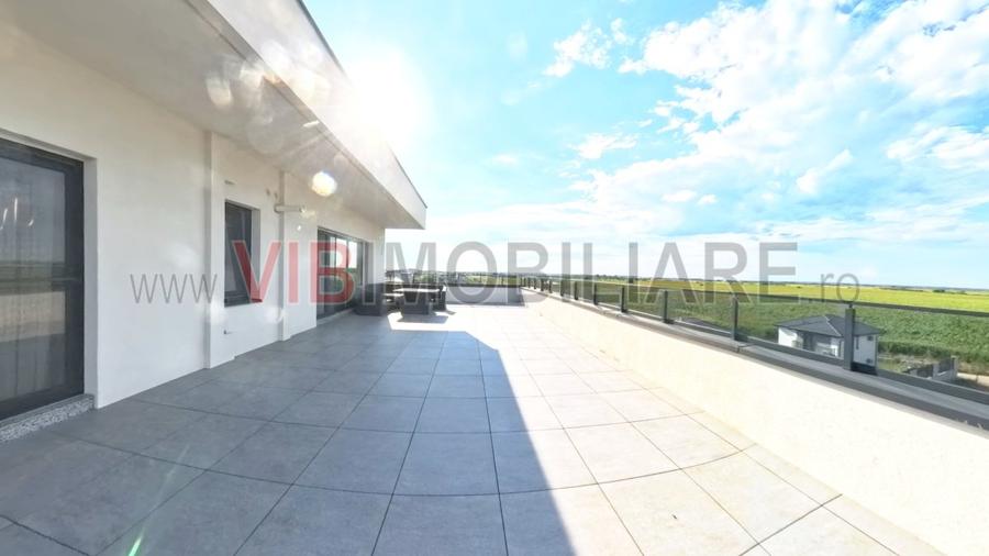 Apartament exclusivist 4 camere Tunari-Otopeni – Terasă de 85 mp – Parcare incl