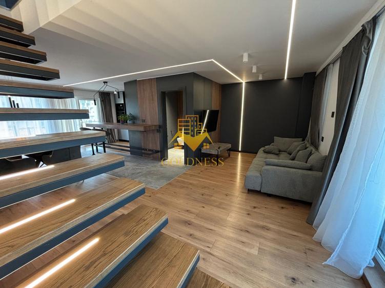 Penthouse mobilat lux, parcare, AC, bloc nou, Semicentral, zona Horea