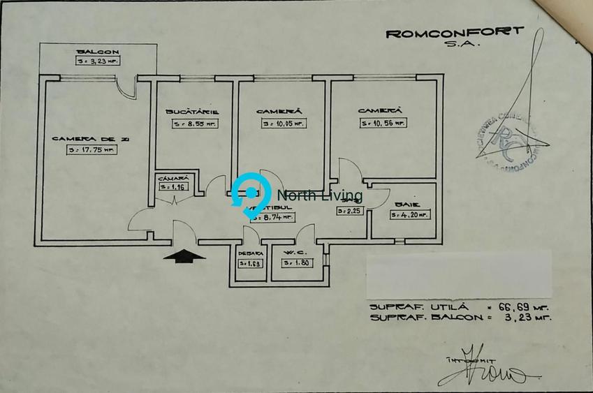 Apartament 3 camere | Ozana