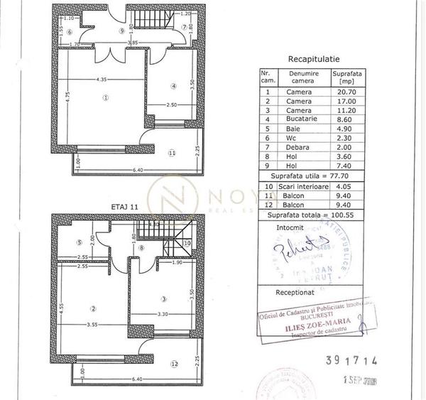 Vanzare duplex 3 camere Tei-Barbu Vacarescu - 11