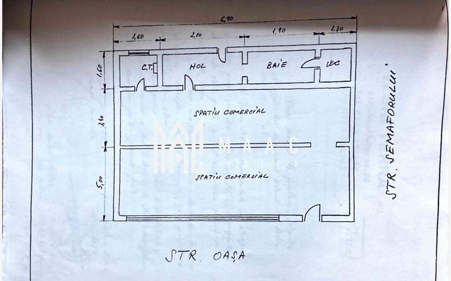 Spatiu comercial I VAD I 69 mpu I 7m front I Vasile Aaron