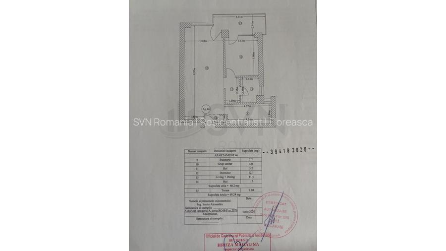 REA1029205 Apartament 2 camere I Barbu Vacarescu - 15