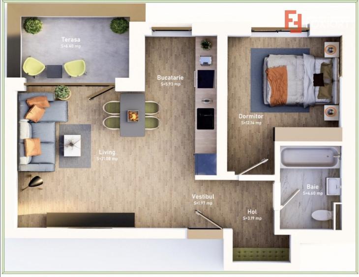 COMISION 0% Apartament cu 2 camere, bloc nou, loc de parcare, zona Mehala