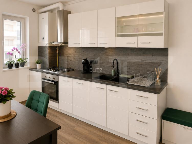 Apartament 2 camere, etaj intermediar, la cheie, balcon, zona Vivo - 5