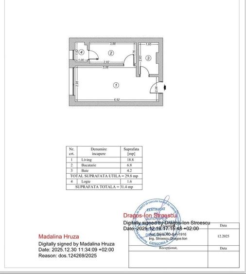 Garsoniera Noua Cavar Residence Loc Parcare Inclus