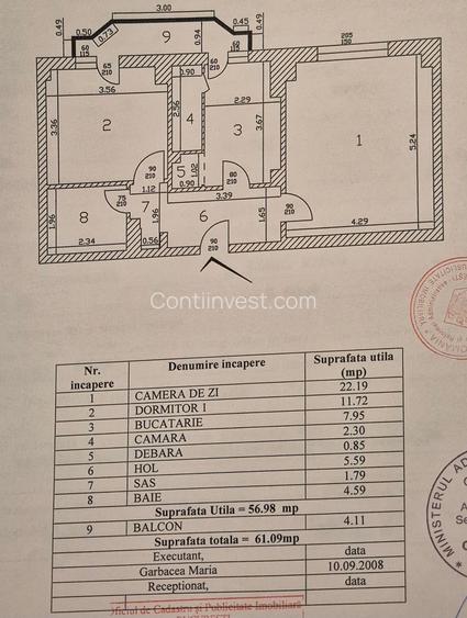 Apartament 2 camere mare decomandat P-ta Iancului - 2 min metrou, et 1