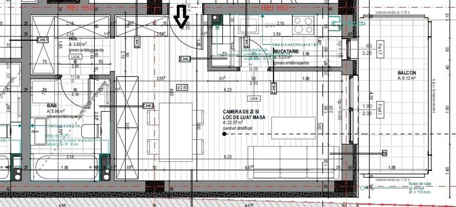 Apartament 1 camera in Centru, zona Teatrului National-imobil finalizat