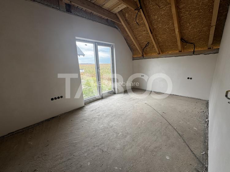 Casa individuala cu 5 camere carport si teren 478 mp Sura Mica Sibiu - 9