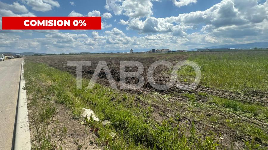 Teren intravilan PUZ aprobat 9000 mp Comision 0 zona industriala vest
