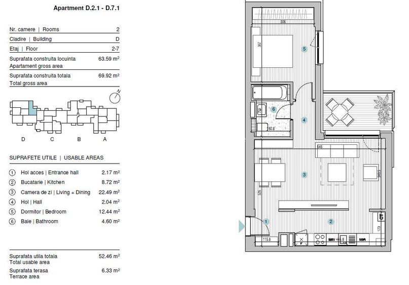 Apartament 2 camere | Finalizat | Casa Presei Libere - 16