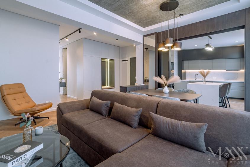Penthouse elegant de inchiriat | 3 camere & terasa | Bloc Verde, Cantemir