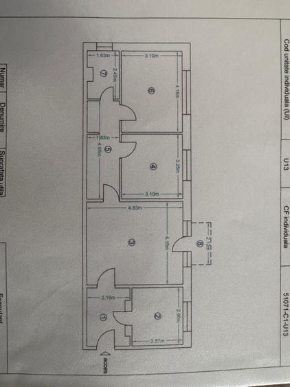 Apartament 3 camere, central, 68 mp, mobilat – Baia Sprie