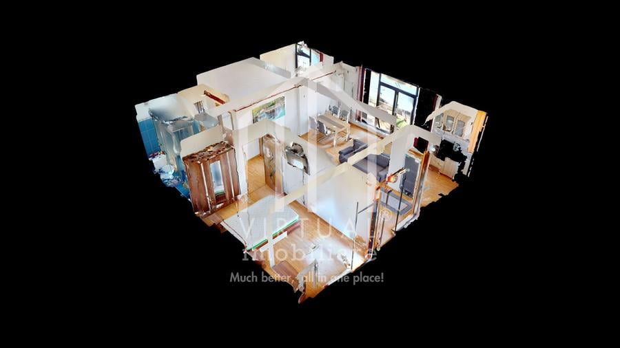 Penthouse 3 camere, 70 mp+terasa 57 mp, Dna Stanca