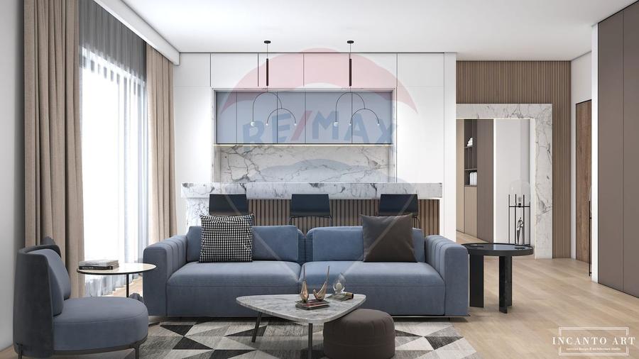 Apartament cu 2 camere etaj 3