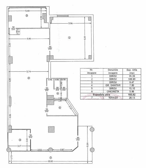 SPAȚIU COMERCIAL / SHOWROOM / BIROURI / CLINICĂ — ZONA PALAS | 184 mp utili