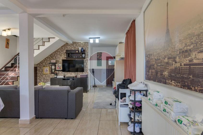 Vilă P+1, 119 mp utili, terasă 23 mp, mobilată – Pantelimon