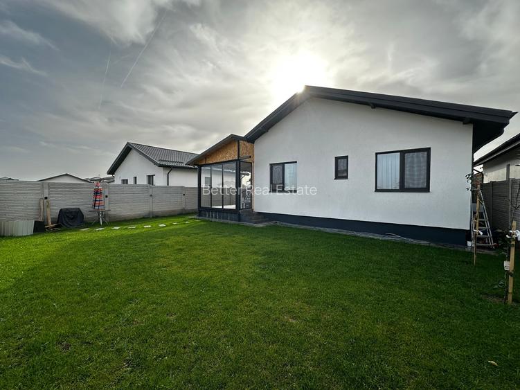 Casă de vânzare individuală nouă, parter | 4 camere | Berceni Ilfov | teren 450 - 5
