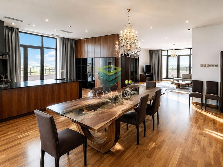 Baneasa-Iancu Nicolae, penthouse de inchiriat, mobilat si utilat