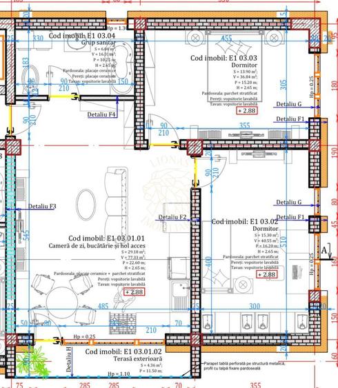 Apartament Nou Ultrafinisat 3 camere-etaj 2-balcon-lift-Calea Moldovei