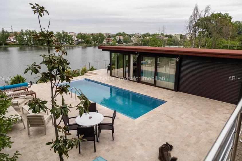 Baneasa lake House 340sqm, swimming pool, lake side deck - 42