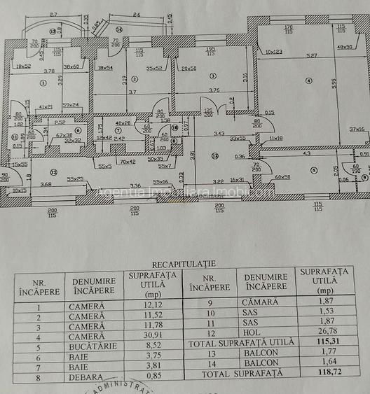 Piața Victoriei | 4 camere decomandat | 125 mp | Bloc 1995 - 18