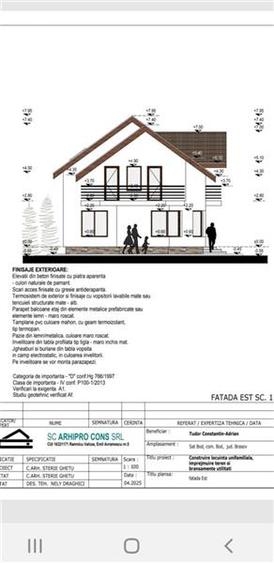 Casa eleganta pe 2 nivele, la 15 minute de Brasov, DJ 112A, finalizata la cheie